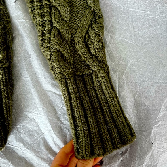 WOOL SWEATER GREEN - Picture 2 of 3